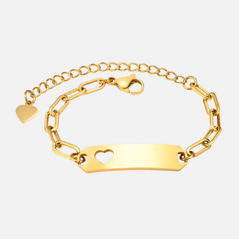 Bracelet Bapteme Style Gourmette