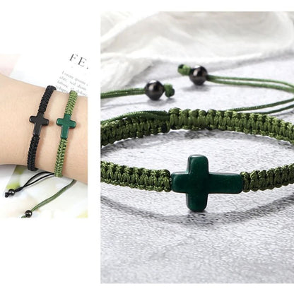 bracelet-bapteme-tresse-pendentif-croix