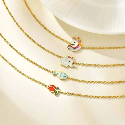 Bracelet Bébé Fille Acier Inoxydable Douceur