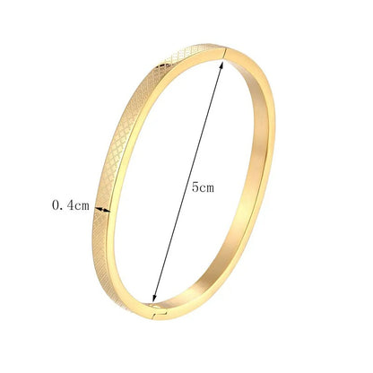 Bracelet Bébé Garçon Rigide Acier Inoxydable