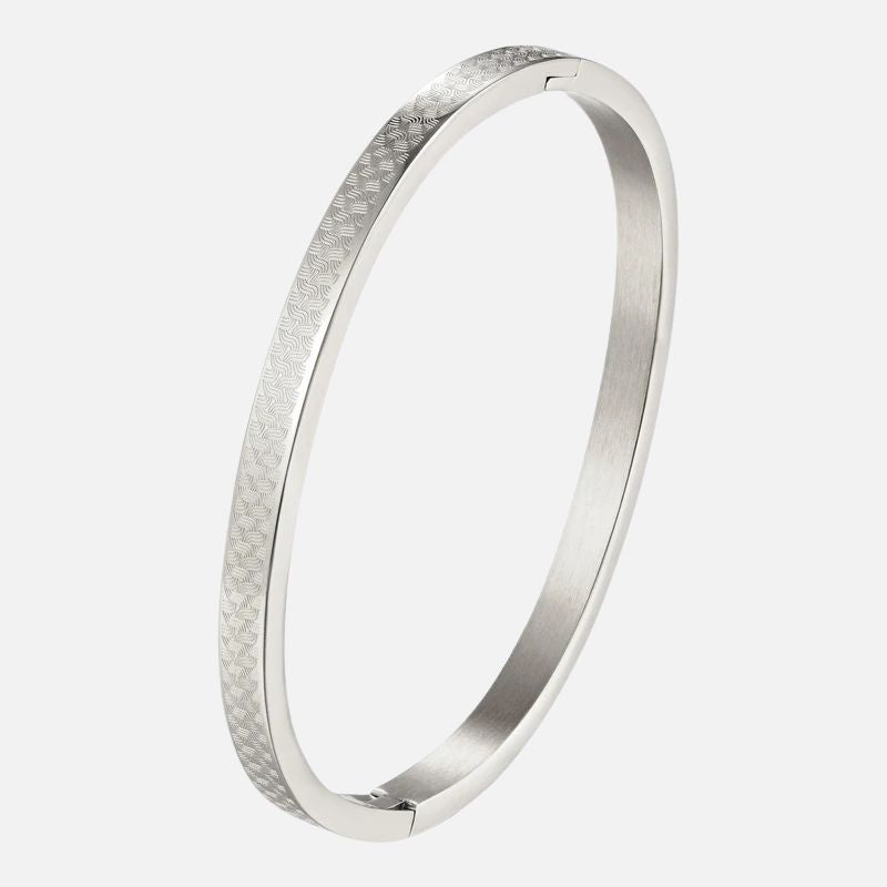 Bracelet Bébé Garçon Rigide Acier Inoxydable