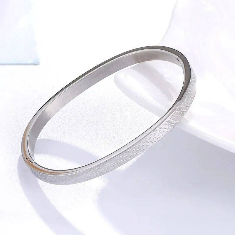 Bracelet Bébé Garçon Rigide Acier Inoxydable