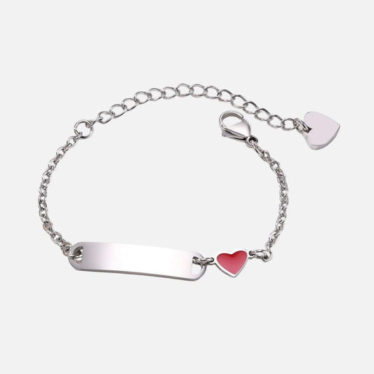 Bracelet pour Bébé Gourmette à Graver – Acier inoxydable