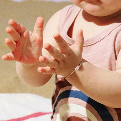 Bracelet pour Bébé Papillon – Acier Inoxydable