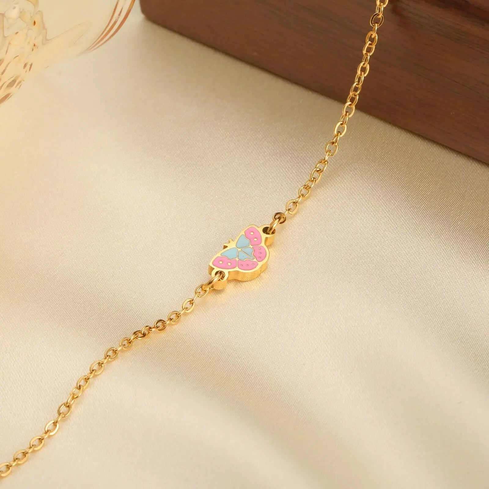 Bracelet pour Bébé Papillon – Acier Inoxydable