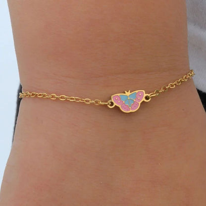 Bracelet pour Bébé Papillon – Acier Inoxydable