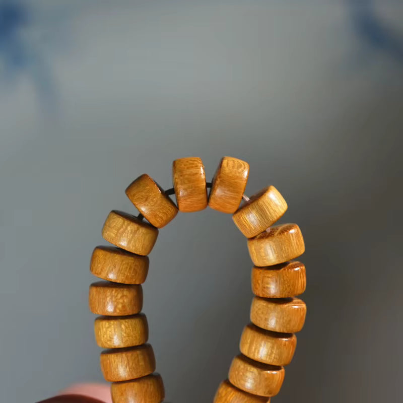 Bracelet Bois Femme Perles Naturelles Nuancées