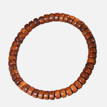 Bracelet Bois Femme Perles Naturelles Nuancées