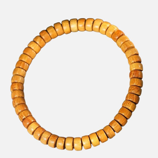 Bracelet Bois Femme Perles Naturelles Nuancées