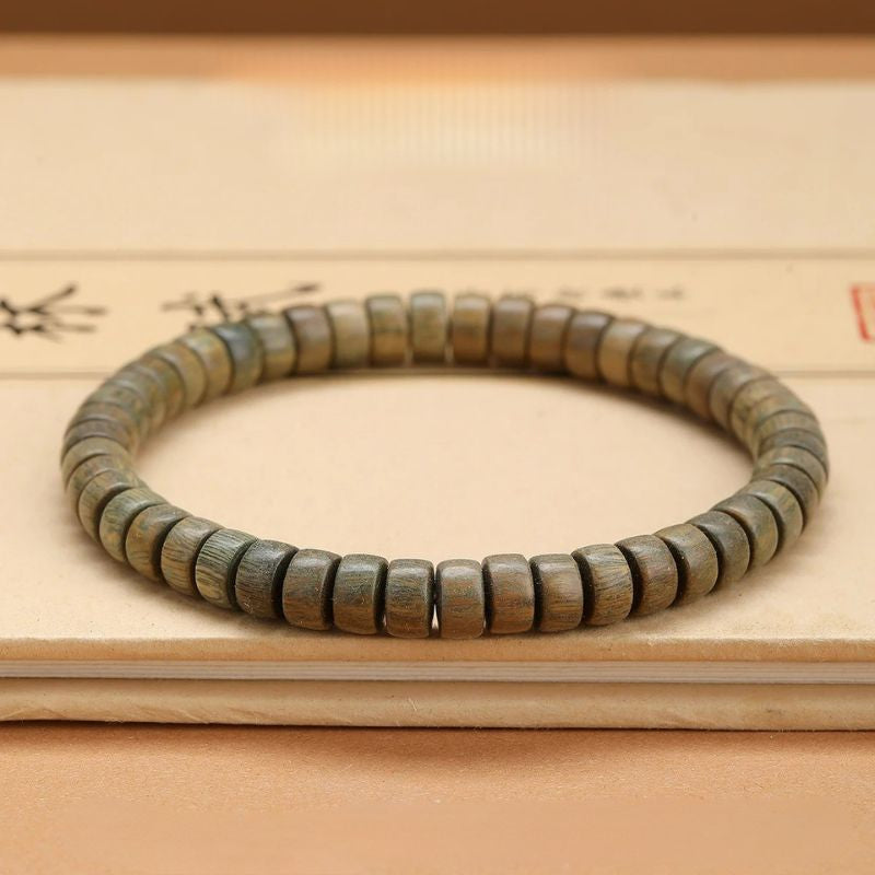 Bracelet Bois Femme Perles Naturelles Nuancées
