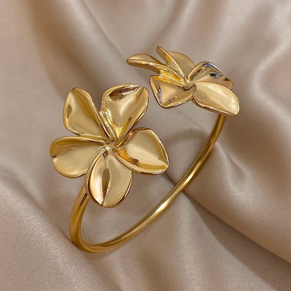 Bracelet De Bras Femme Double Fleur