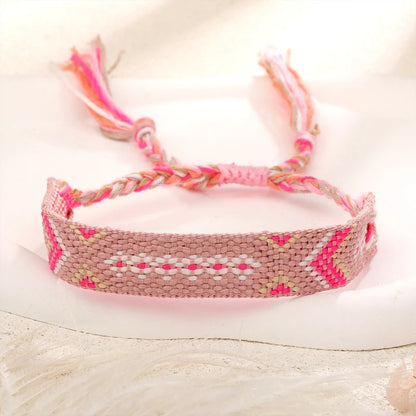 Bracelet Brésilien Femme Couleurs Tressé