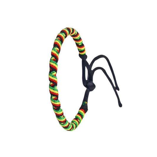 Bracelet Brésilien Homme Corde Rasta Tressée