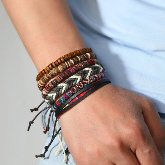Bracelet Brésilien Homme Ensemble Multiple