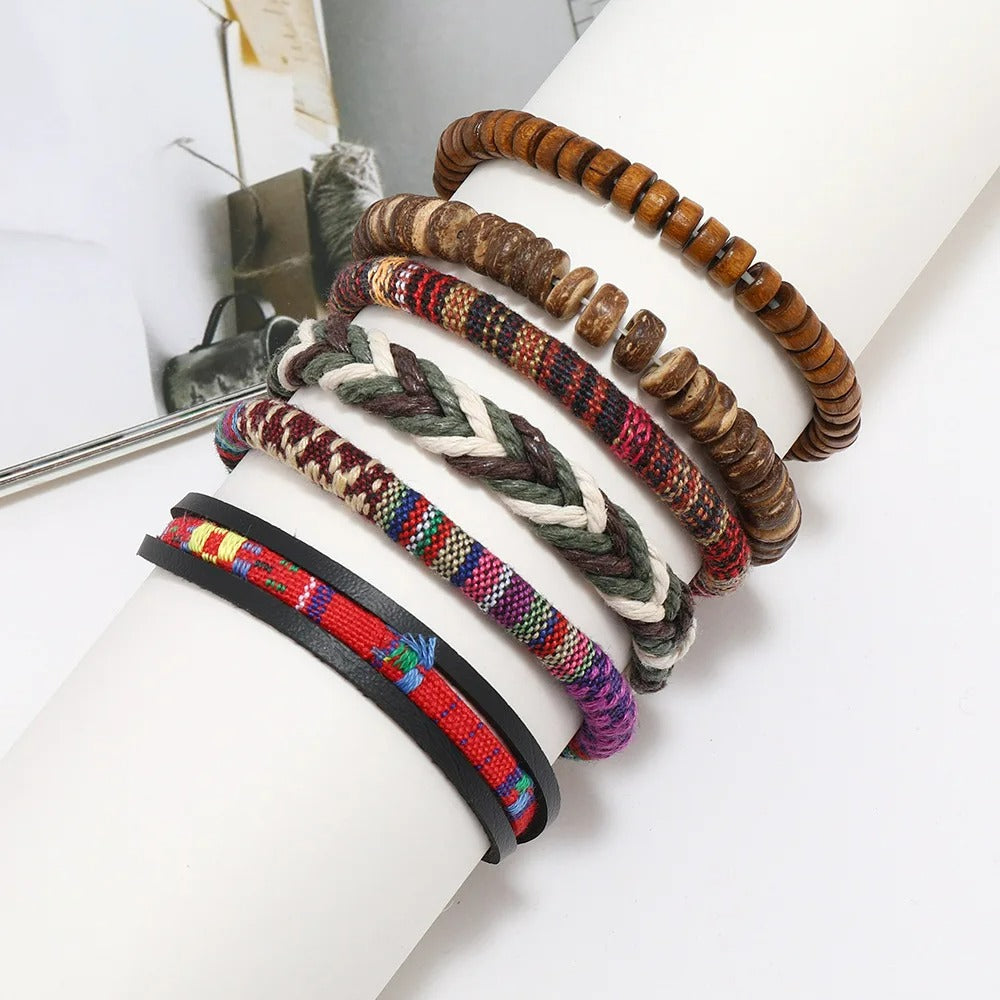 Bracelet Brésilien Homme Ensemble Multiple