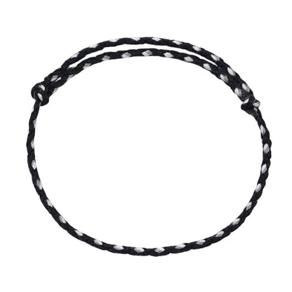 Bracelet Brésilien Homme Fin Cordon Noir