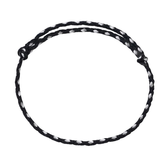 Bracelet Brésilien Homme Fin Cordon Noir