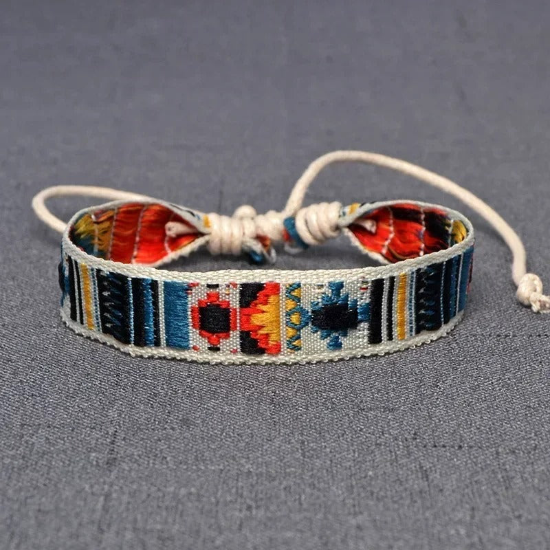 Bracelet Brésilien Homme Large Tissé