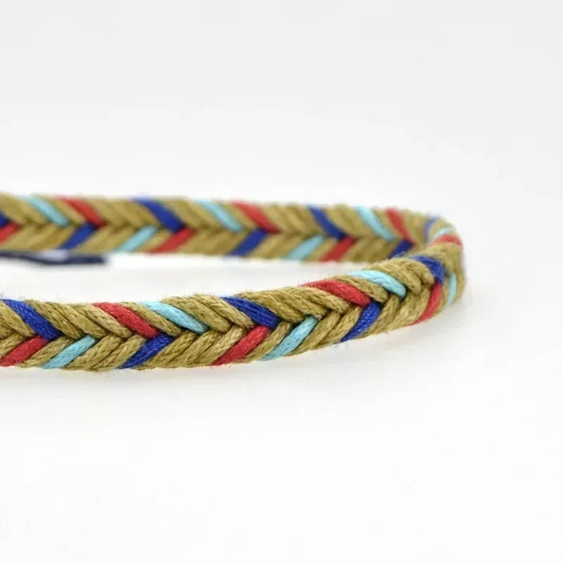 Bracelet Brésilien Homme Tressé Réglable