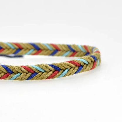 Bracelet Brésilien Homme Tressé Réglable