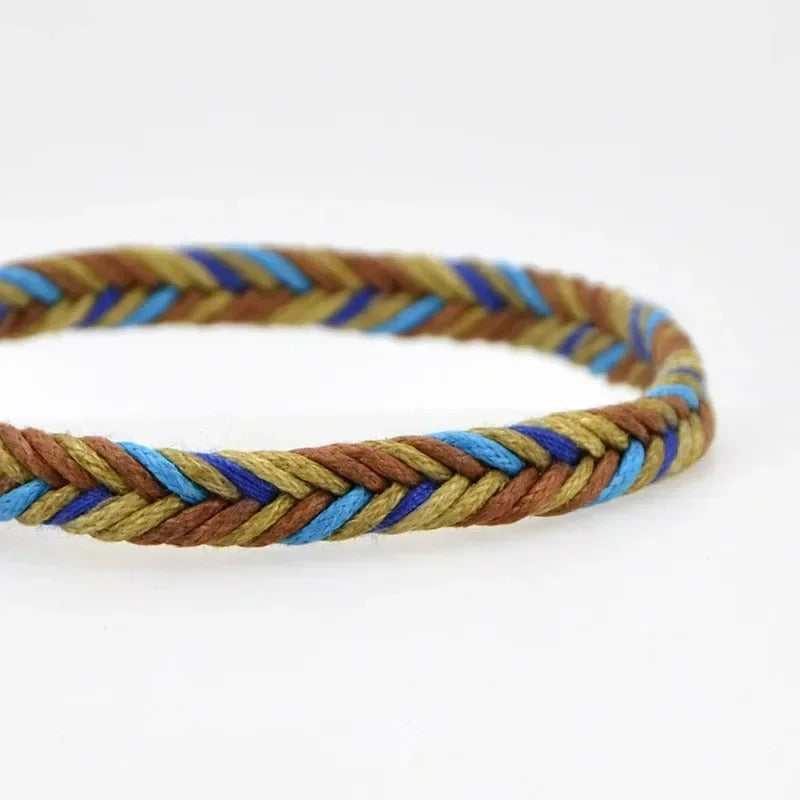 Bracelet Brésilien Homme Tressé Réglable