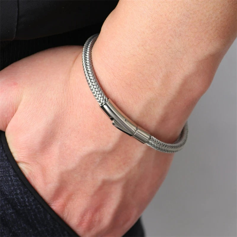 Bracelet Câble Homme – Acier Inoxydable