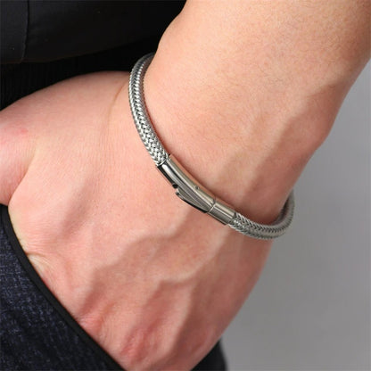 Bracelet Câble Homme – Acier Inoxydable