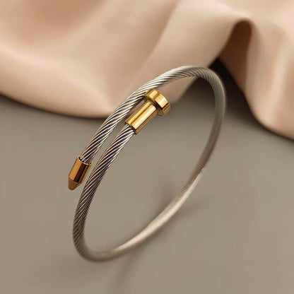 Bracelet Câble Homme Design – Acier Inoxydable