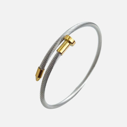 Bracelet Câble Homme Design – Acier Inoxydable