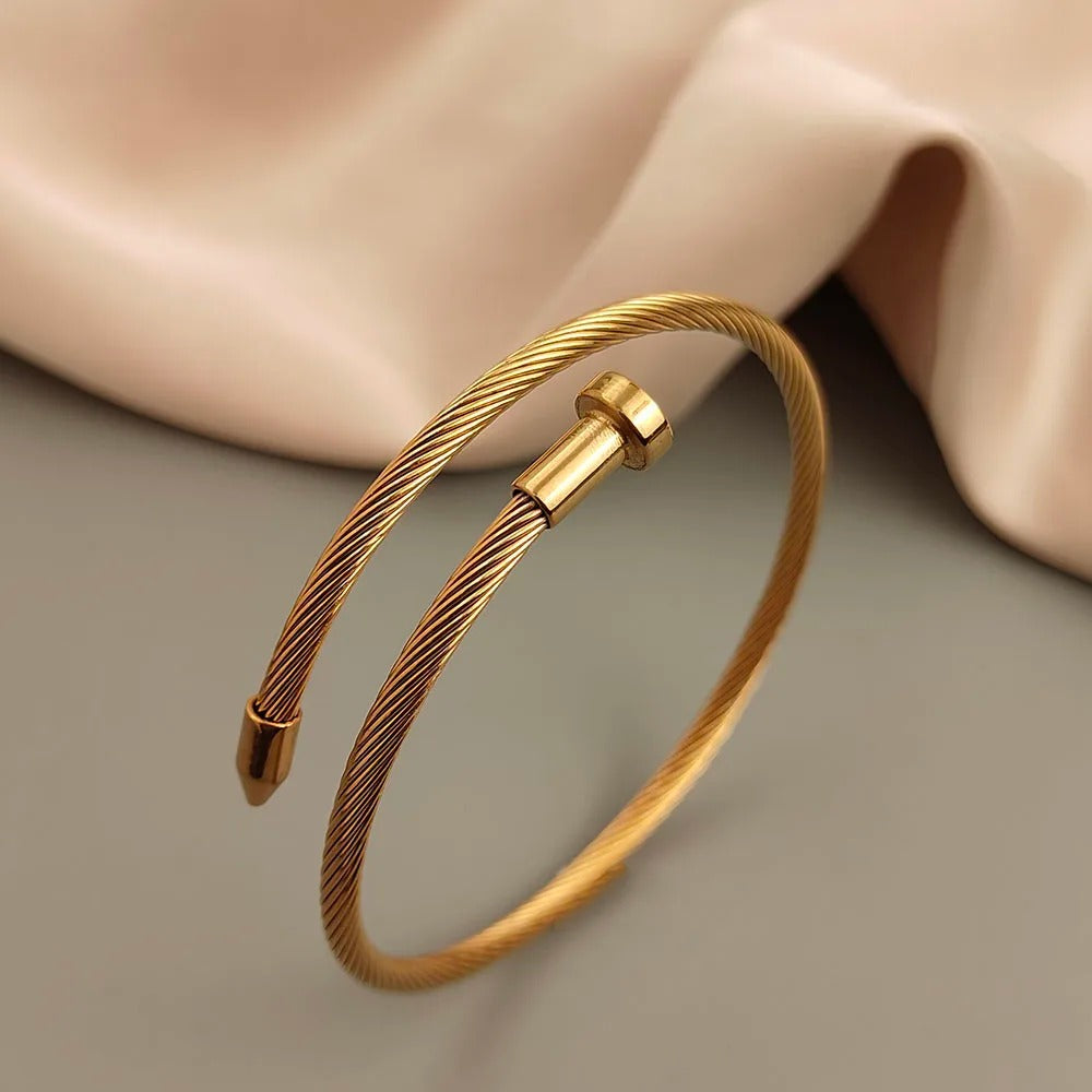 Bracelet Câble Homme Design – Acier Inoxydable