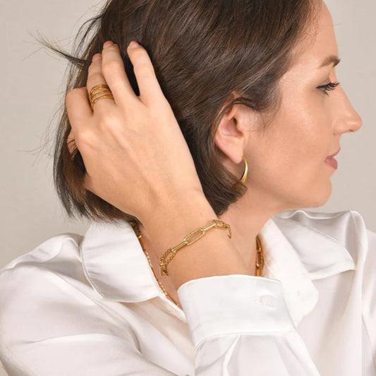 Bracelet Chaine Femme Torsadé
