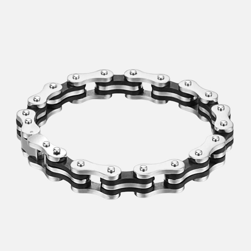 Bracelet Chaine Homme Look Biker Acier Inoxydable