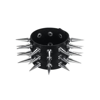 Bracelet Clou Homme Large Noir