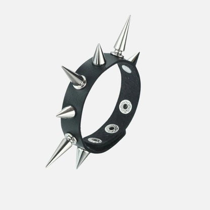 Bracelet Clou Homme Punk Noir