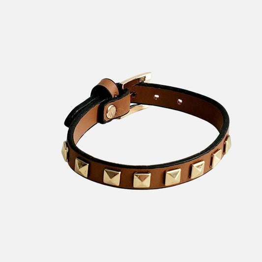 Bracelet Clou Homme Similicuir Réglable