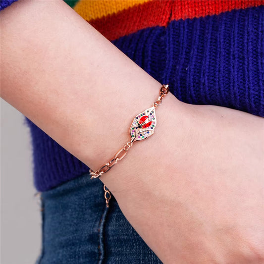 Bracelet Coccinelle Moderne en Zircon
