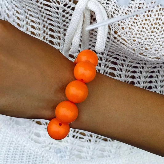 Bracelet Coloré Femme En Perles XL