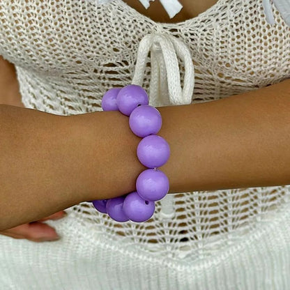Bracelet Coloré Femme En Perles XL