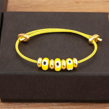 Bracelet Coloré Femme Œil Protecteur