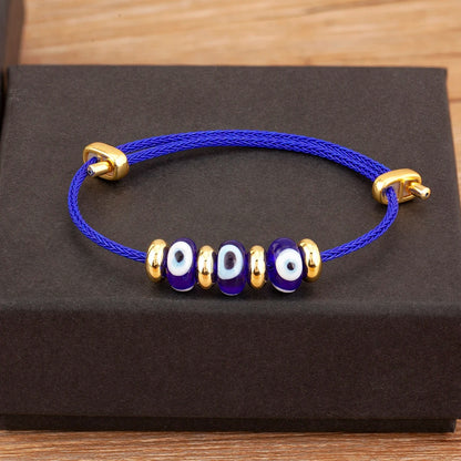 Bracelet Coloré Femme Œil Protecteur