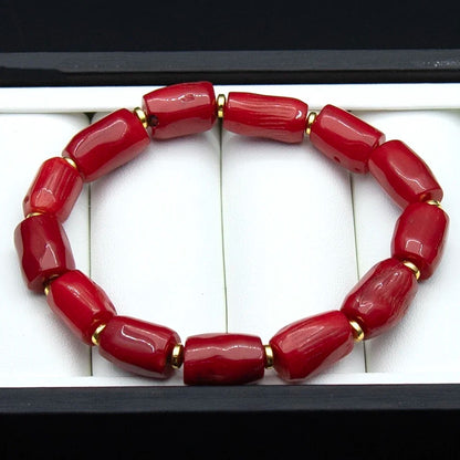Bracelet Corail Femme Éclat Intense