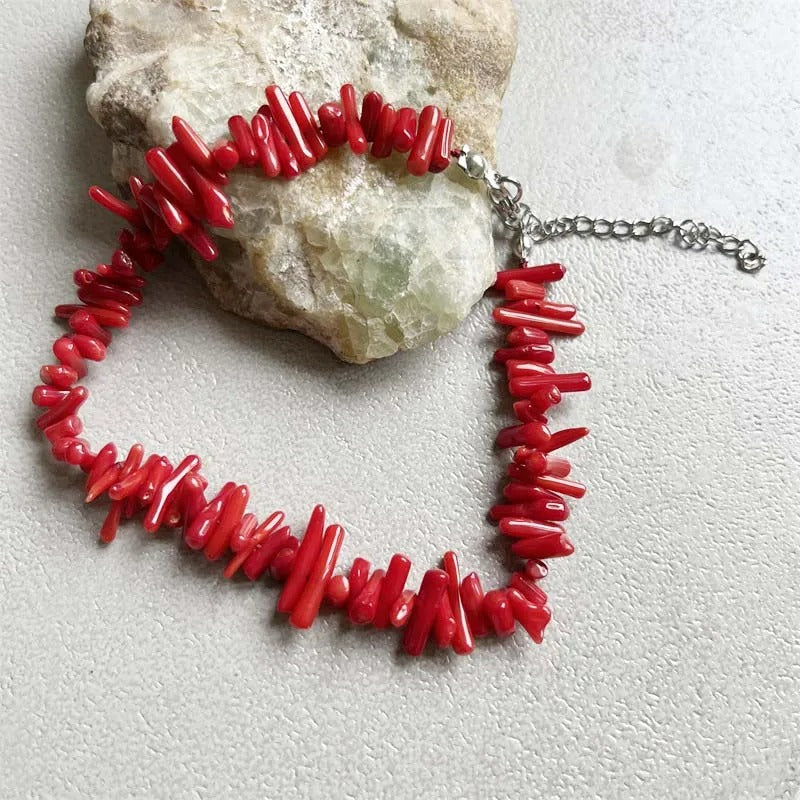 Bracelet Corail Femme Énergie Naturelle
