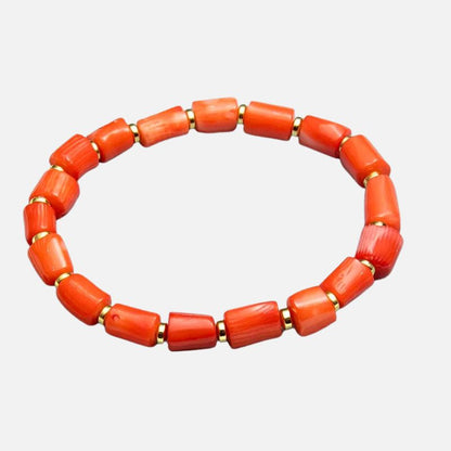 Bracelet Corail Femme Énergie Solaire