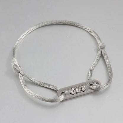 Bracelet Cordon Femme Bijoux Acier Inoxydable