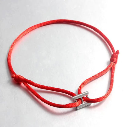 Bracelet Cordon Femme Satiné Acier Inoxydable