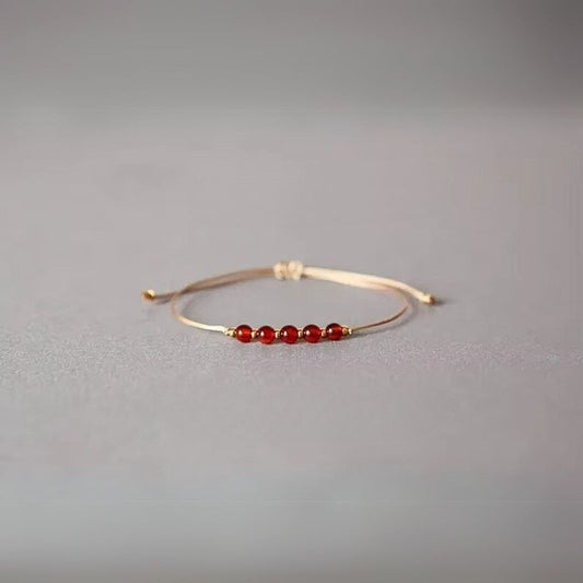 Bracelet Cornaline Réglable