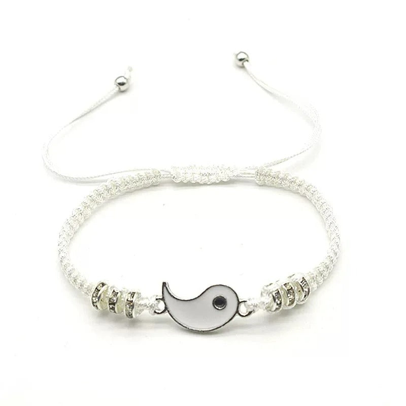 Bracelet Couple Yin Yang Équilibre Profond