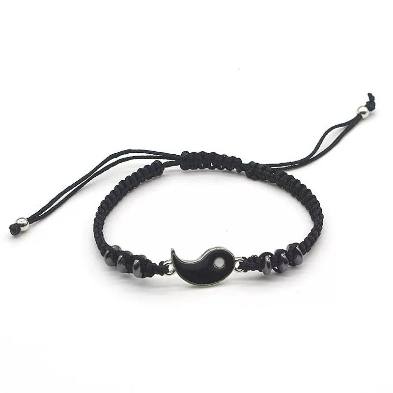 Bracelet Couple Yin Yang Équilibre Profond