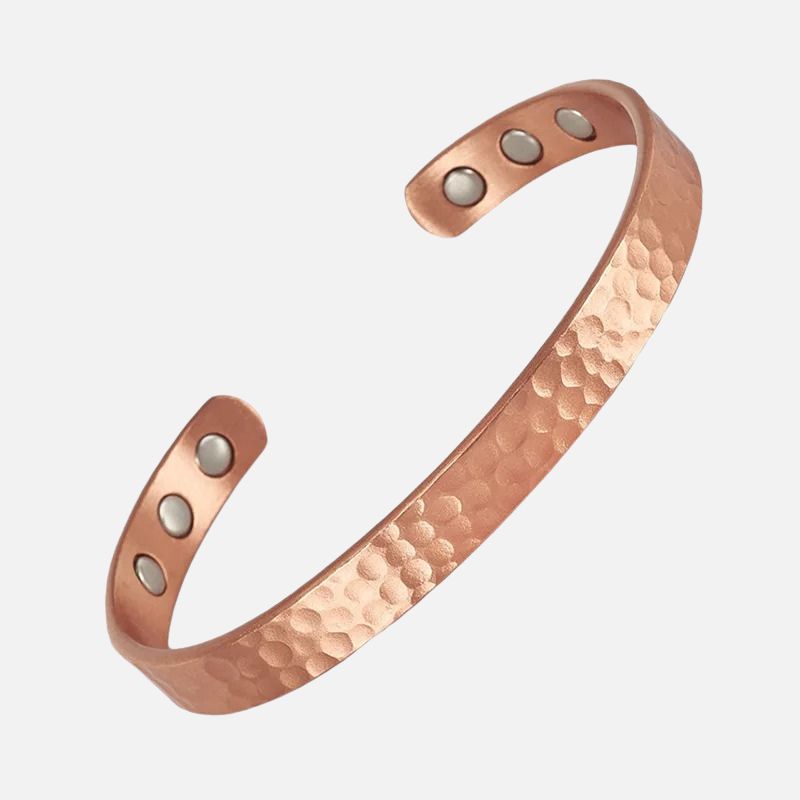 Bracelet Cuivre pour Homme Jonc Martelé