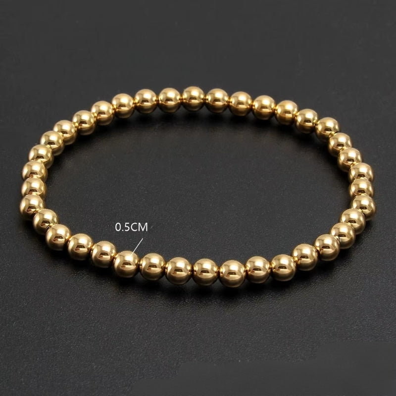 Bracelet Elastique Acier Inoxydable Ensemble de 4